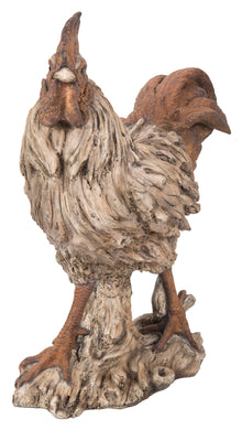 ROOSTER STANDING -DRIFTWOOD LOOK-