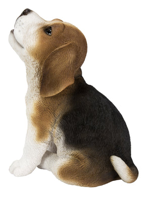 HOWLING BEAGLE PUPPY STATUE