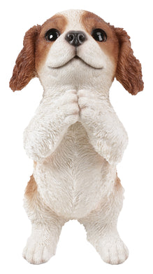 PRAYING KING CHARLES PUPPY STATUE