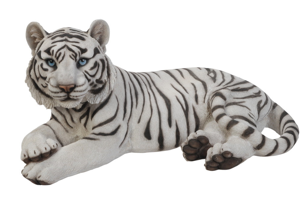 TIGER LAYING DOWN - WHITE