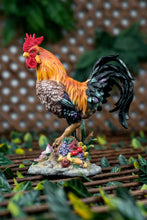 Load image into Gallery viewer, ROOSTER ON HORN OF PLENTY-COLORED
